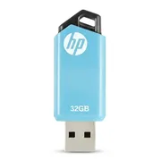 فلش مموری اچ‌ پی مدل V150w با ظرفیت 32 گیگابایت، رابط USB 2.0 و سرعت خواندن 14 مگابایت بر ثانیه، با طراحی بدون درپوش و حلقه اتصال جاکلیدی - تصویر 1