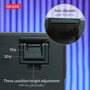 کیبورد گیمینگ تسکو مدل GK 8312 Aphrodite - تصویر 7