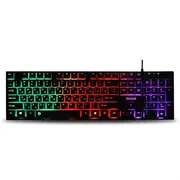کیبورد بیاند مدل BK-7120 RGB، سوئیچ ممبران، Full-Size، نورپردازی LED RGB - تصویر 1