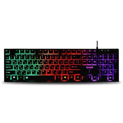 کیبورد بیاند BK-7120 RGB، سوئیچ ممبران، Full-Size، نورپردازی LED RGB