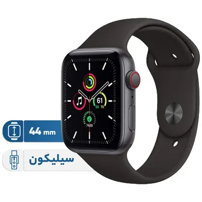 ساعت هوشمند Apple 44mm Aluminum Case with Sport silicone Band (1.78 اینچ)