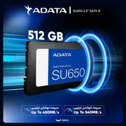 اس اس دی اینترنال SATA III ای دیتا مدل SU650 ظرفیت 512 گیگابایت - تصویر 2