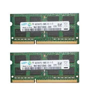 رم لپ‌تاپ سامسونگ DDR3 دو کاناله 4 گیگابایت 1333 مگاهرتز مدل 10600s بسته 2 عددی SO-DIMM - تصویر 1