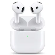 هدفون بلوتوثی اپل مدل AirPods 4 دارای نویز کنسلینگ، درگاه شارژ USB-Type-C و شارژ بی سیم، با قابلیت اتصال به چند دستگاه، پشتیبانی از فرمان لمسی و دستیار صوتی، نشانگر LED، مقاوم در برابر پاشش آب و گرد و غبار - تصویر 1