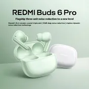 هدفون بلوتوثی شیائومی مدل Redmi Buds 6 Pro با نویز کنسلینگ فعال (ANC)، نویز کنسلینگ میکروفون (ENC)، درگاه شارژ USB Type-C، قابلیت اتصال همزمان به دو دستگاه، مقاوم در برابر گرد و غبار - تصویر 4