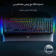 کیبورد مخصوص بازی ریزر مدل Blackwidow V4 Green Switch - تصویر 8