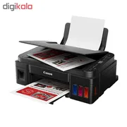 پرینتر چندکاره جوهرافشان 3 کاره کانن مدل PIXMA G3410 با مخزن جوهر، چاپ رنگی بدون حاشیه و اتصال وای‌فای - تصویر 5