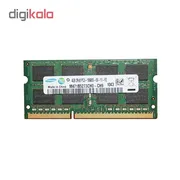 رم لپ‌تاپ DDR3 تک کاناله 4 گیگابایت سامسونگ مدل M471B5273CH0-CH9 فرکانس 1333 مگاهرتز، تایمینگ CL9، ولتاژ کاری 1.5 و 1.35 ولت، نوع SO-DIMM با 204 پین - تصویر 5