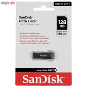 فلش مموری سن دیسک مدل Ultra Luxe ظرفیت 128 گیگابایت با بدنه فلزی، رابط USB 3.1 Type-A، سرعت خواندن 150 مگابایت بر ثانیه و نرم‌افزار کدگذاری SanDisk Secure Access - تصویر 6