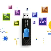 فلش‌مموری کشویی ای دیتا مدل UV320 ظرفیت 64 گیگابایت با رابط USB 3.2 Gen1 سرعت انتقال تا 10 گیگابیت بر ثانیه و سازگار با ویندوز، مک، لینوکس، گوشی و تلویزیون - تصویر 5
