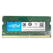 رم لپ‌تاپ کروشیال DDR4 ظرفیت 16 گیگابایت فرکانس 3200 مگاهرتز CL22 SO-DIMM، تک‌کاناله - تصویر 1