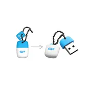 فلش مموری 64 گیگابایت سیلیکون پاور مدل Touch T07 با رابط USB 2.0 Type-A، طراحی درپوش‌دار و بدنه سیلیکونی - تصویر 8