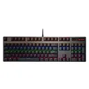 کیبورد رپو V500PRO، مکانیکال سوییچ آبی، Full size، نورپردازی RGB