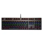 کیبورد مخصوص بازی مکانیکی رپو مدل V500PRO، مکانیکال سوییچ آبی، Full size، نورپردازی RGB - تصویر 3
