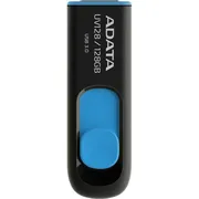 فلش مموری کشویی ای‌دیتا مدل DashDrive UV128 ظرفیت 128GB، رابط USB 3.0 با سرعت خواندن 90 و نوشتن 40 مگابایت بر ثانیه، طراحی بدون درپوش و بدنه مات ضدخش و گردوغبار - تصویر 3
