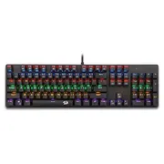کیبورد گیمینگ ردراگون مدل K208، سوییچ مکانیکال آبی، Full-Size، نورپردازی RGB - تصویر 1