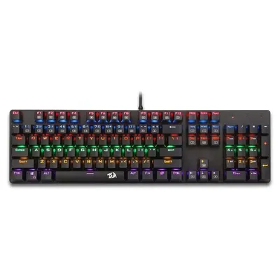 کیبورد ردراگون K208، سوییچ مکانیکال آبی، Full-Size، نورپردازی RGB