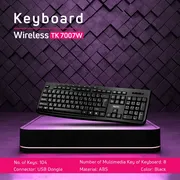 کیبورد بی سیم تسکو مدل TK 7007W - تصویر 6