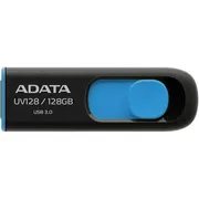 فلش مموری کشویی ای‌دیتا مدل DashDrive UV128 ظرفیت 128GB، رابط USB 3.0 با سرعت خواندن 90 و نوشتن 40 مگابایت بر ثانیه، طراحی بدون درپوش و بدنه مات ضدخش و گردوغبار - تصویر 4