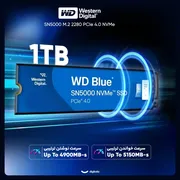 اس اس دی اینترنال PCIe Gen4 x4 وسترن دیجیتال مدل SN5000 ظرفیت 1 ترابایت - تصویر 2