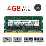 رم لپ‌تاپ 4 گیگابایت DDR3 سامسونگ مدل 10600s فرکانس 1333 مگاهرتز تک کاناله - تصویر 2