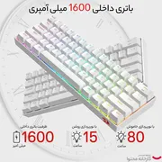 کیبورد گیمینگ ردراگون مدل DRACONIC K530 PRO، سوییچ مکانیکال قهوه‌ای، Tenkeyless، نورپردازی RGB - تصویر 5