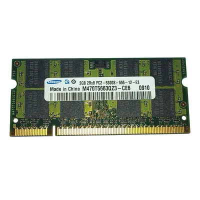 رم Samsung DDR2 PC2 5300S ظرفیت 2 گیگابایت (دو گیگابایت)