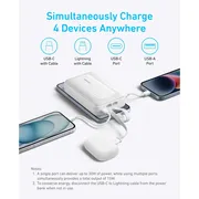 پاوربانک انکر مدل A1681 ظرفیت 20000 میلی آمپر ساعت به همراه کابل لایتنیگ و کابل USB Type-C - تصویر 8