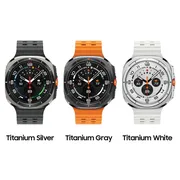 ساعت هوشمند سامسونگ مدل Galaxy Watch Ultra دارای قابلیت های کنترل موسیقی (Music Player)، قابلیت مکالمه از طریق بلوتوث، قابلیت تغییر طرح ساعت یا تم، صفحه همیشه روشن (Always-on Display)، پشتیبانی از دستیار صوتی بند سیلیکون - تصویر 4