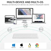 کیبورد بی سیم رپو مدل E9350L - تصویر 8