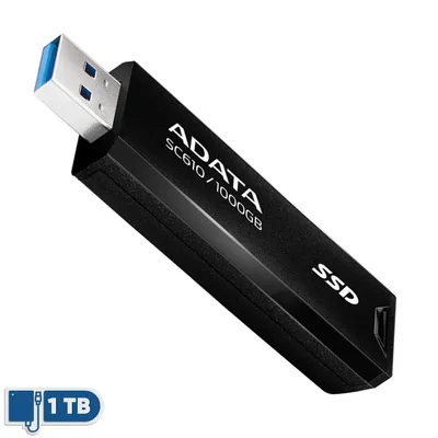 SSD ای دیتا SC610 ظرفیت 1 ترابایت رابط USB 3.2 Gen2