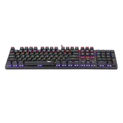 کیبورد گیمینگ ردراگون مدل K208، سوییچ مکانیکال آبی، Full-Size، نورپردازی RGB - تصویر 8