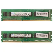 رم کامپیوتر سامسونگ مدل PC3-12800U DDR3 دو ماژوله 8 گیگابایت 1600 مگاهرتز تک کاناله تایمینگ CL11 نوع DIMM با 240 پین - تصویر 1