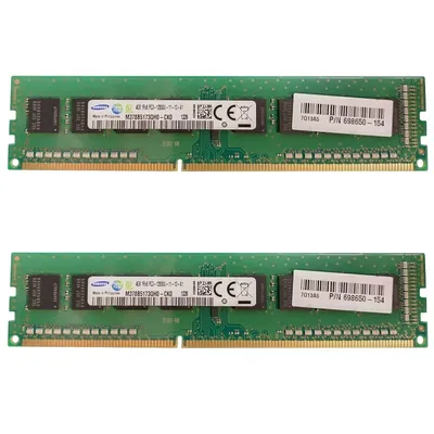 رم Samsung PC3-12800U DDR3 دو ماژوله 8 گیگابایت 1600 مگاهرتز تک کاناله تایمینگ CL11 (چهار