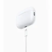 هدفون بلوتوثی اپل مدل AirPods Pro 2nd Generation با نویز کنسلینگ فعال (ANC)، نویز کنسلینگ میکروفون (ENC)، درگاه شارژ USB Type-C، با قابلیت شارژ بی‌سیم، دارای میکروفون دوگانه از نوع Beamforming، مقاومت در برابر رطوبت و عرق - تصویر 4