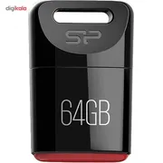 فلش مموری سیلیکون پاور مدل Touch T06 ظرفیت 64 گیگابایت، مقاوم در برابر نفوذ مایعات، ضربه و غبار، دارای درپوش محافظ و ضد اثر انگشت - تصویر 2