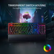 کیبورد مخصوص بازی ریزر مدل BLACKWIDOW V3 Chroma RGB With Green Switch - تصویر 8