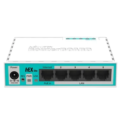 مودم میکروتیک RB 750-R2 HEX Lite