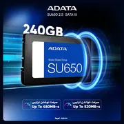 اس اس دی اینترنال SATA III ای دیتا مدل SU650 ظرفیت 240 گیگابایت - تصویر 2