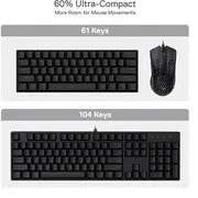 کیبورد گیمینگ ردراگون مدل K630 Dragonborn، مکانیکال سوییچ قرمز، Tenkeyless، نورپردازی RGB - تصویر 4