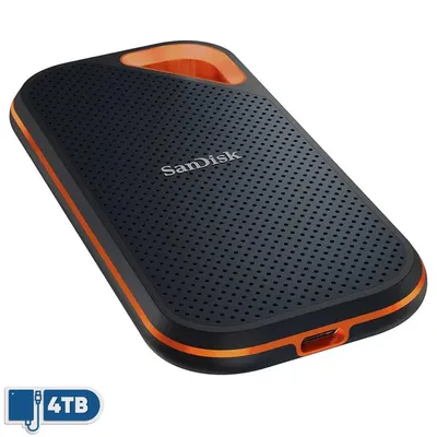 SSD سن دیسک Extreme E81 ظرفیت 4 ترابایت رابط USB 3.2 Gen2