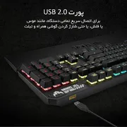 کیبورد مخصوص بازی ایسوس مدل tuf gaming k3 - تصویر 7