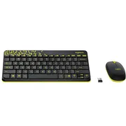 ست کیبورد و ماوس Logitech MK240 سفید و قرمز روشن