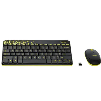 ست کیبورد و ماوس Logitech MK240 سفید و قرمز روشن