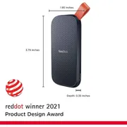 اس اس دی اکسترنال سن دیسک مدل PORTABLE E30 ظرفیت 1 ترابایت رابط USB 3.2 Gen2 - تصویر 4