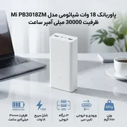 پاوربانک 18 وات شیائومی مدل Mi PB3018ZM ظرفیت 30000 میلی آمپر ساعت - تصویر 2