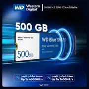 اس اس دی اینترنال PCIe Gen4 x4 وسترن دیجیتال مدل WD Blue SN580 ظرفیت 500 گیگابایت - تصویر 2