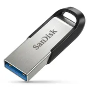 فلش مموری 64 گیگابایت سن دیسک مدل Ultra Flair SDCZ73 با رابط USB سه، بدنه فلزی مقاوم در برابر ضربه و خش - تصویر 1