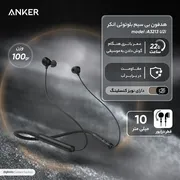 هدفون بلوتوثی گردنی انکر مدل A3213 U2i با نویز کنسلینگ میکروفون (ENC)، درگاه شارژ USB Type-C، دارای میکروفون با فناوری حذف نویز CVC 8.0، طراحی ارگونومیک و راحت، پشتیبانی از دستیار صوتی و فرمان لمسی، مقاوم در برابر آب - تصویر 4