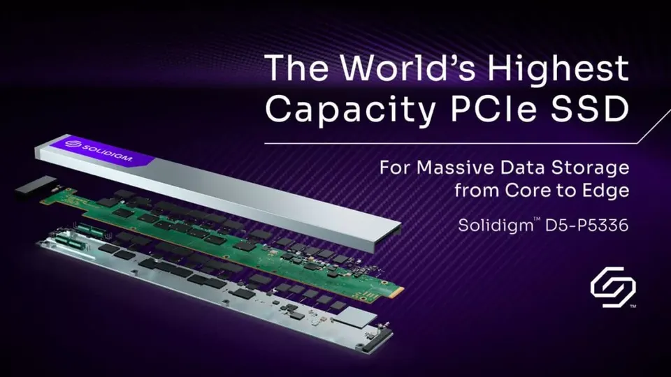 پرظرفیت‌ترین حافظه PCIe SSD دنیا با ظرفیت 61 ترابایتی معرفی شد